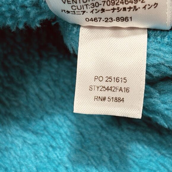 Patagonia Re-Tool Snap T Pullover Fleece Womens Small Teal Polartec 25442 - Picture 8 of 9